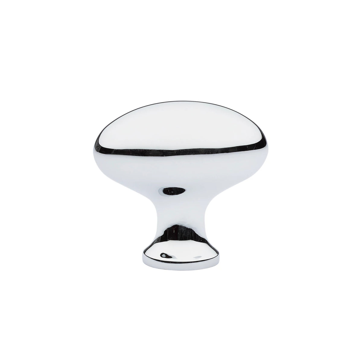 Emtek Egg cabinet knob 1 ¾ inch in Polished Chrome - 86124US26