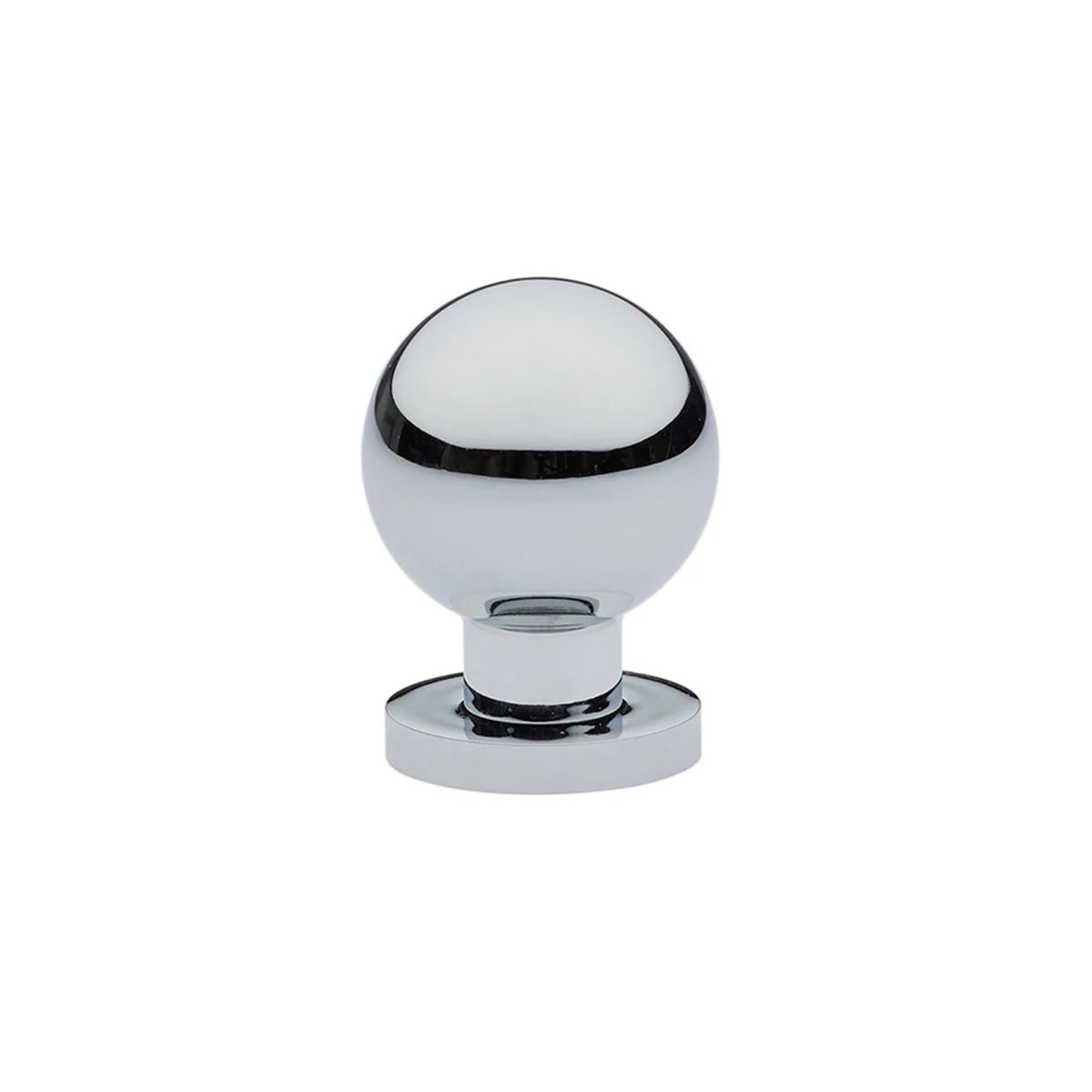 Emtek Globe cabinet knob in Polished Chrome - 86152US26