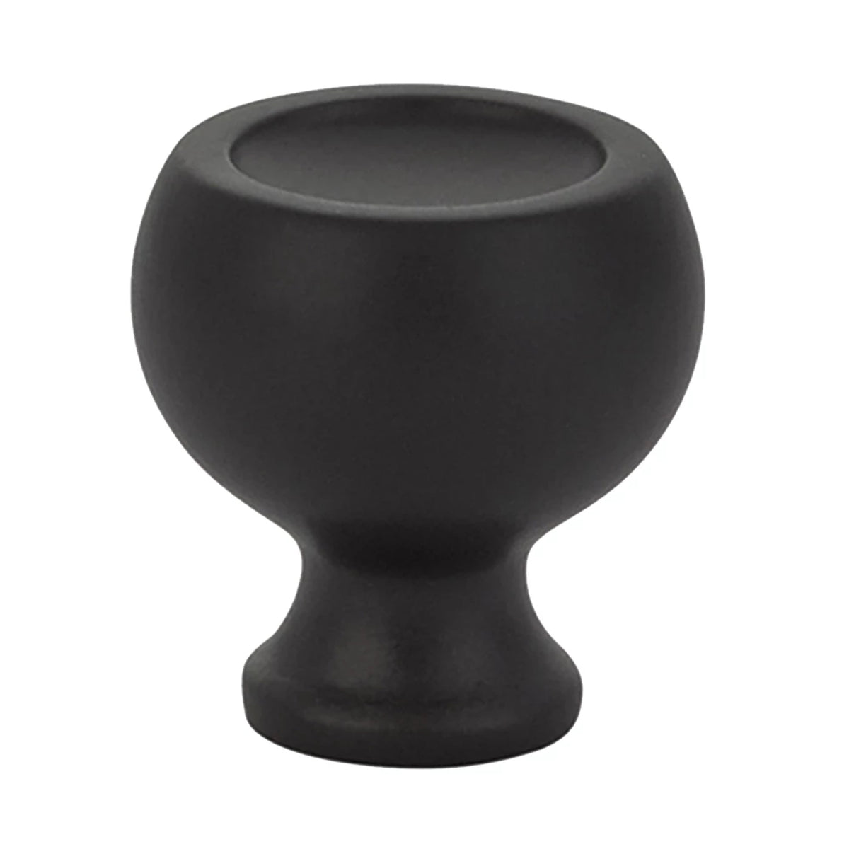 Emtek Atomic Cabinet Knob Flat Black 1 ¼ inch