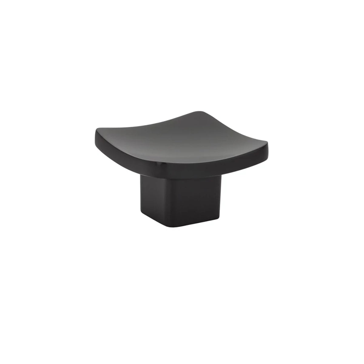 Emtek Basin Cabinet Knob Flat Black 1 5/8 inch