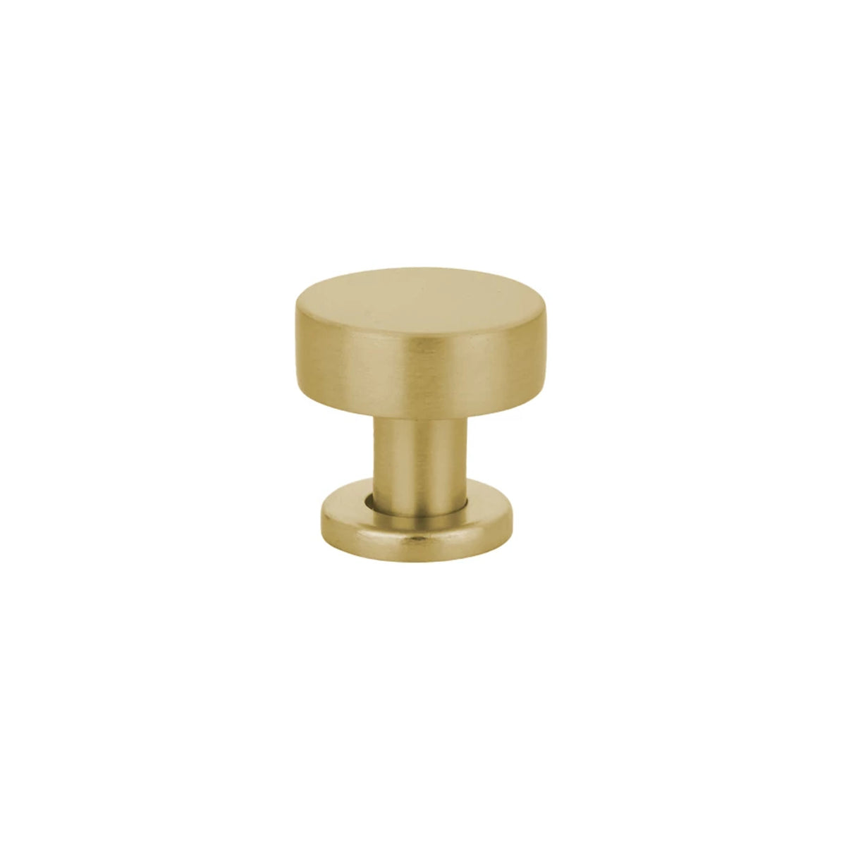 Emtek Cadet Cabinet Knob Satin Brass 1 ¼ inch
