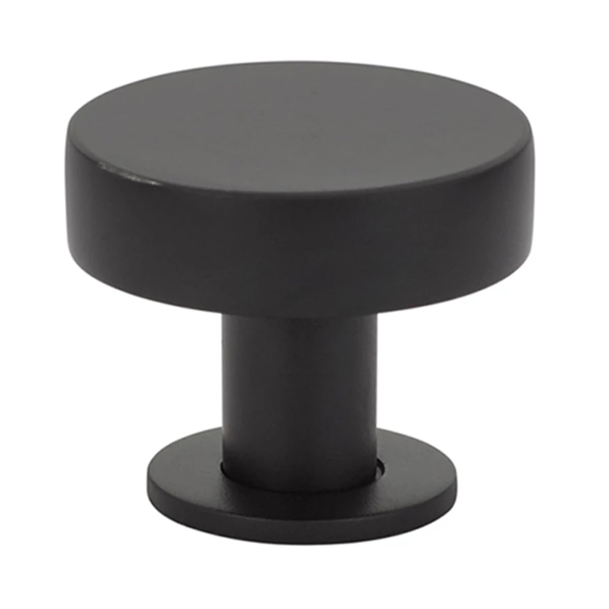 Emtek Cadet Cabinet Knob Flat Black 1 ¾ inch