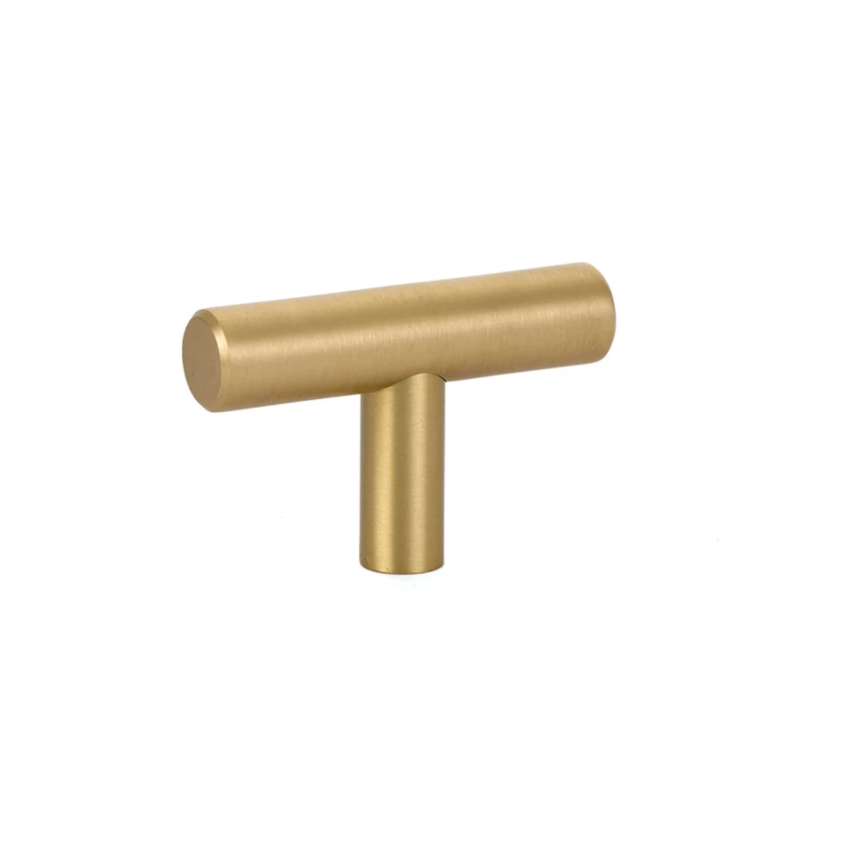 Emtek Bar Cabinet T-Knob Satin Brass