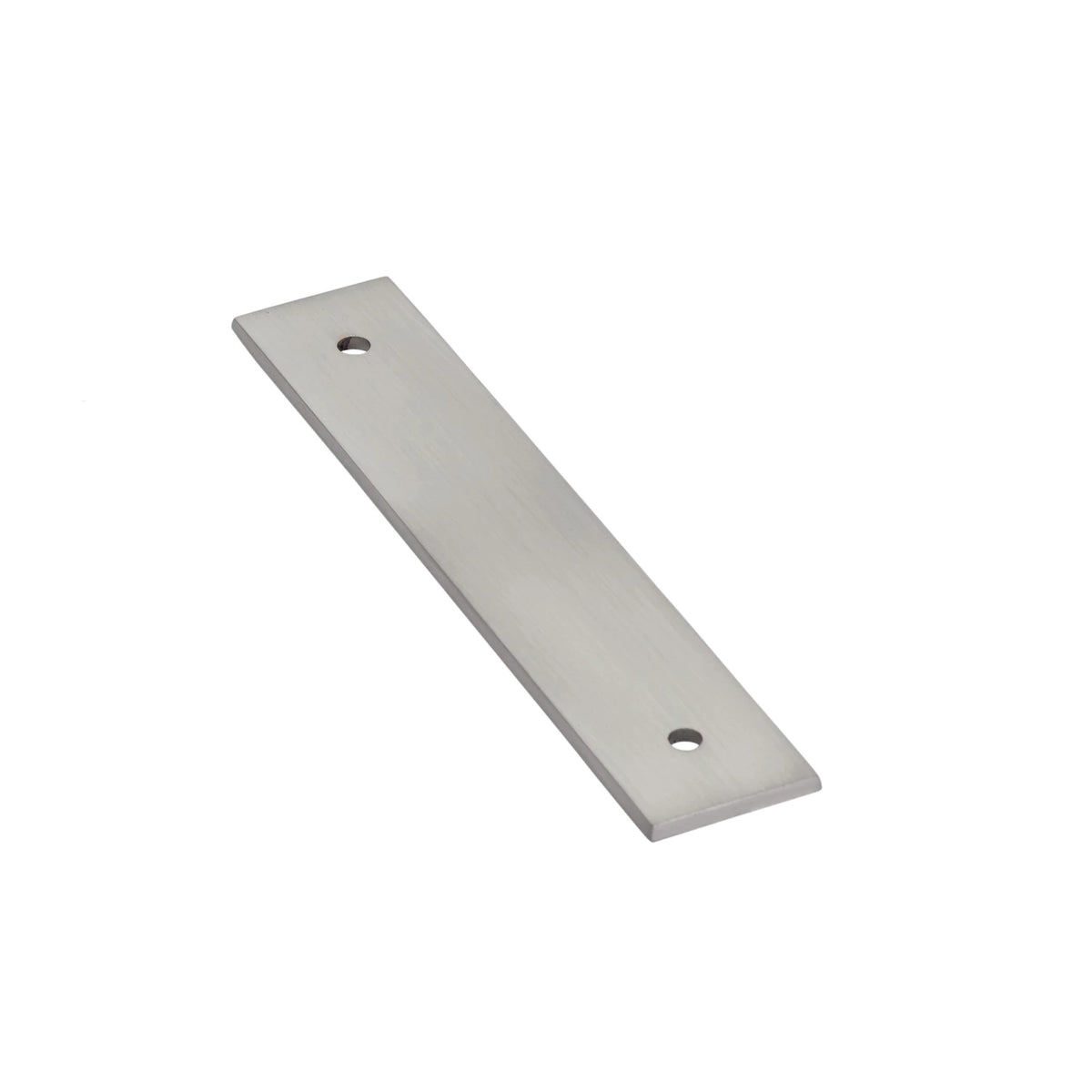 Emtek Art Deco rectangular cabinet pull backplate - Satin Nickel