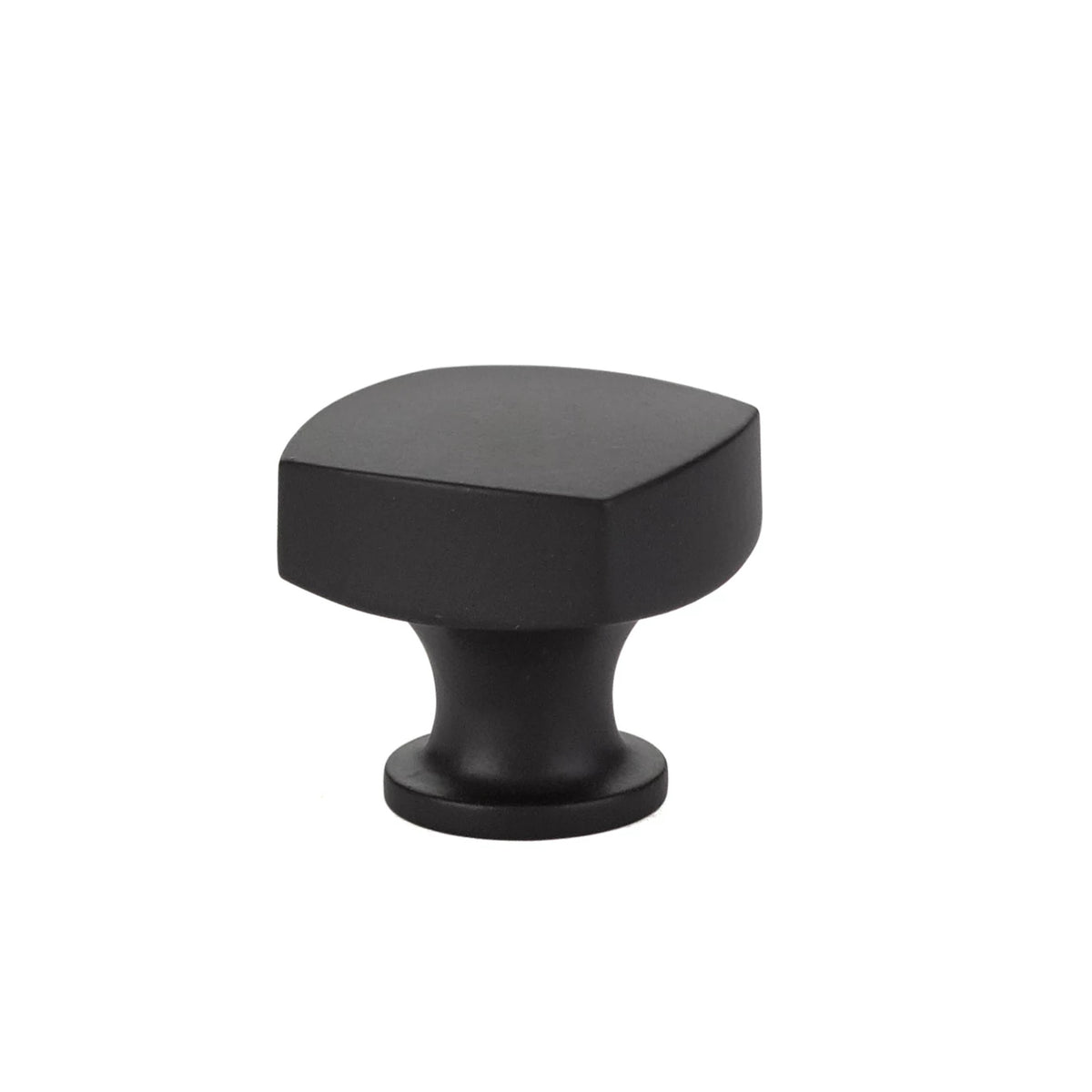 Emtek Freestone cabinet knob 1 ¼ inch in Flat Black - 86450US19