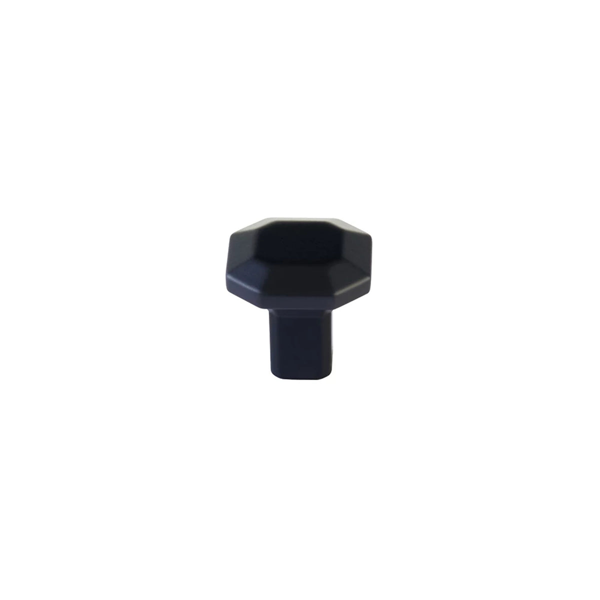 Emtek Riviera Square Cabinet Knob Flat Black - 86612US19