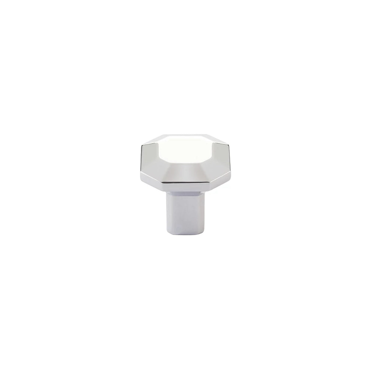 Emtek Riviera Square Cabinet Knob Polished Chrome - 86612US26