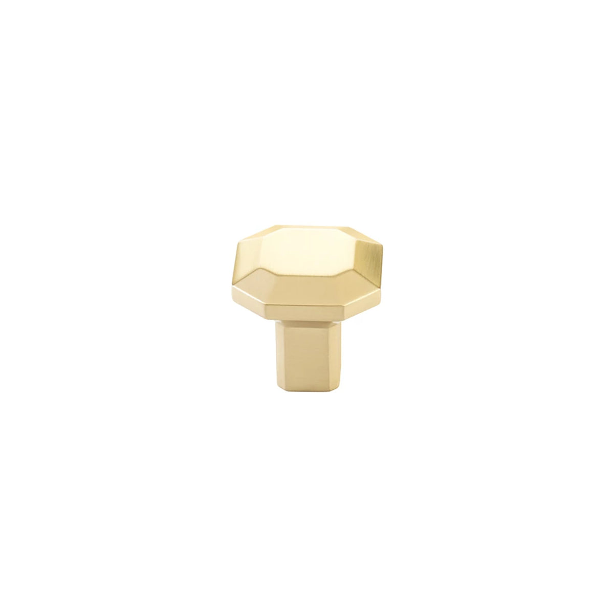 Emtek Riviera Square Cabinet Knob Satin Brass - 86612US4