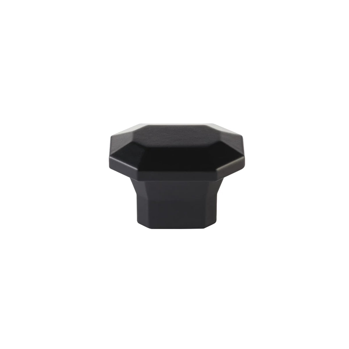Emtek Riviera Rectangular Cabinet Knob Flat Black - 86613US19