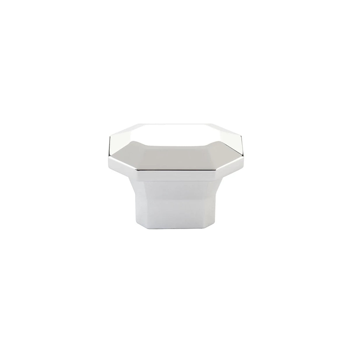 Emtek Riviera Rectangular Cabinet Knob Polished Chrome - 86613US26