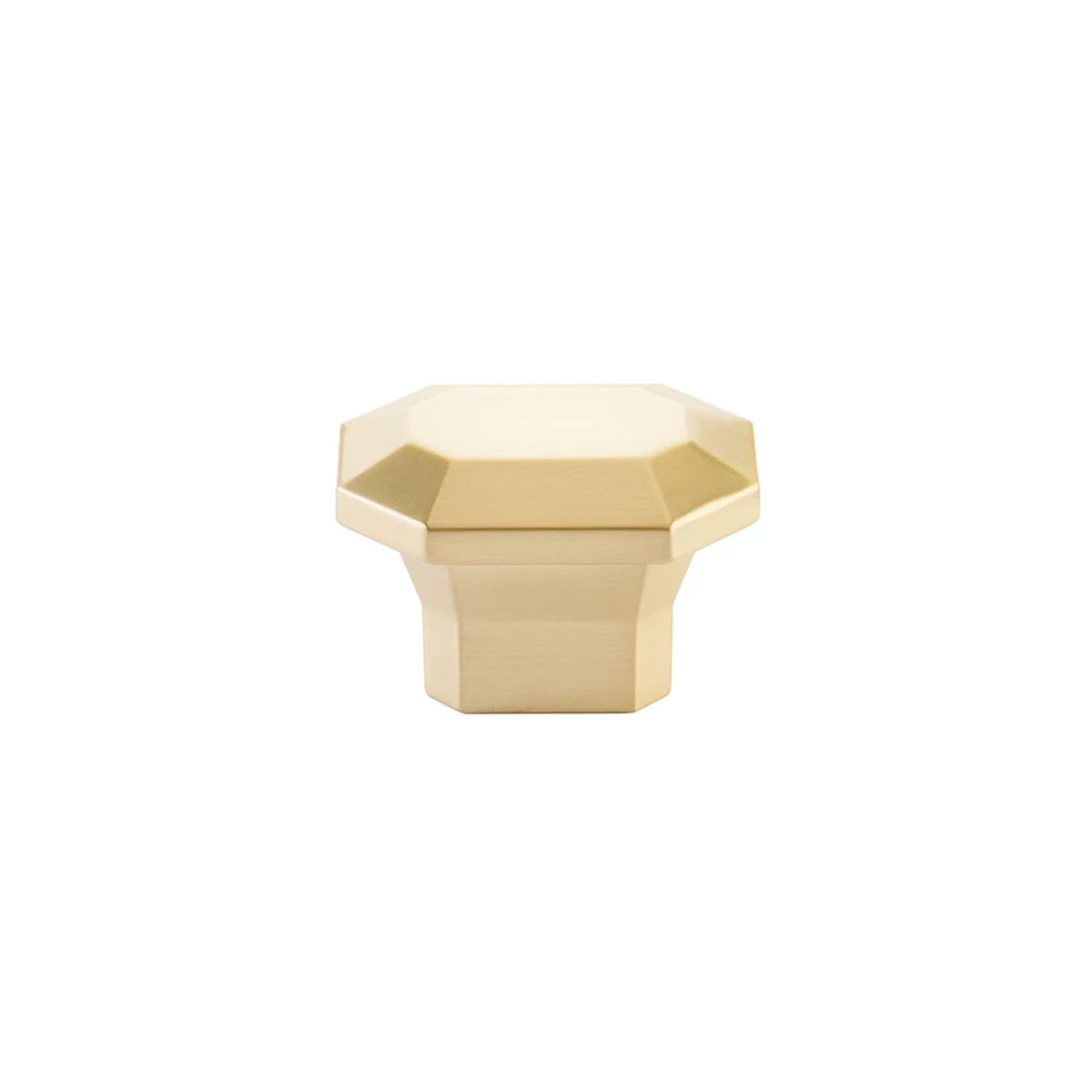 Emtek Riviera Rectangular Cabinet Knob Satin Brass - 86613US4