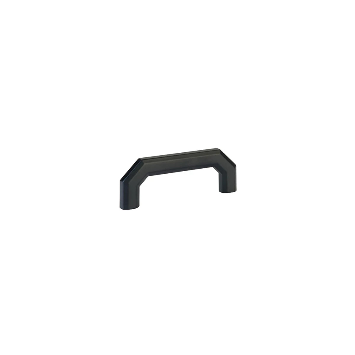 Emtek Riviera Cabinet Pull 3 ½″ center to center in Flat Black – 86614US19