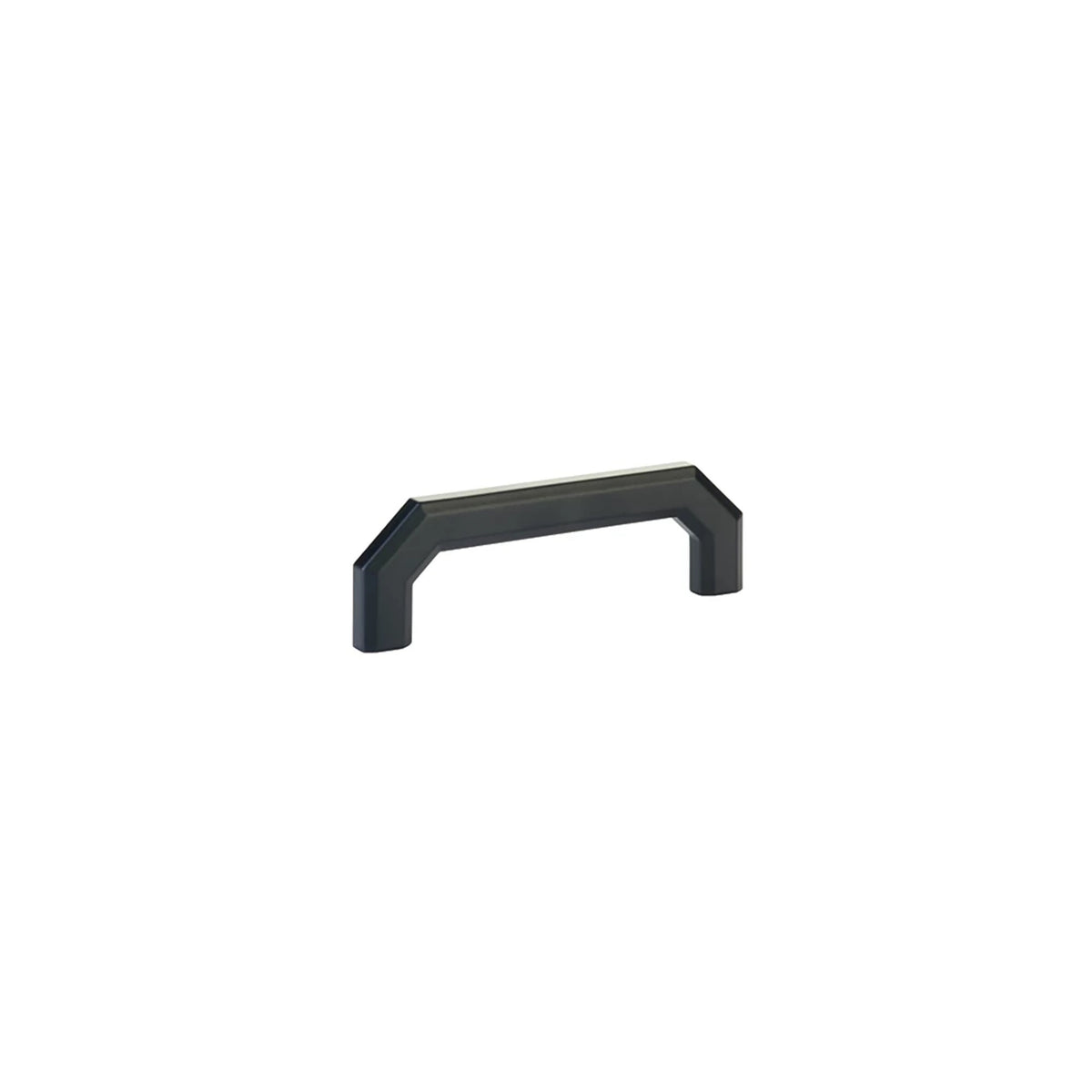 Emtek Riviera Cabinet Pull 4″ center to center in Flat Black – 86615US19