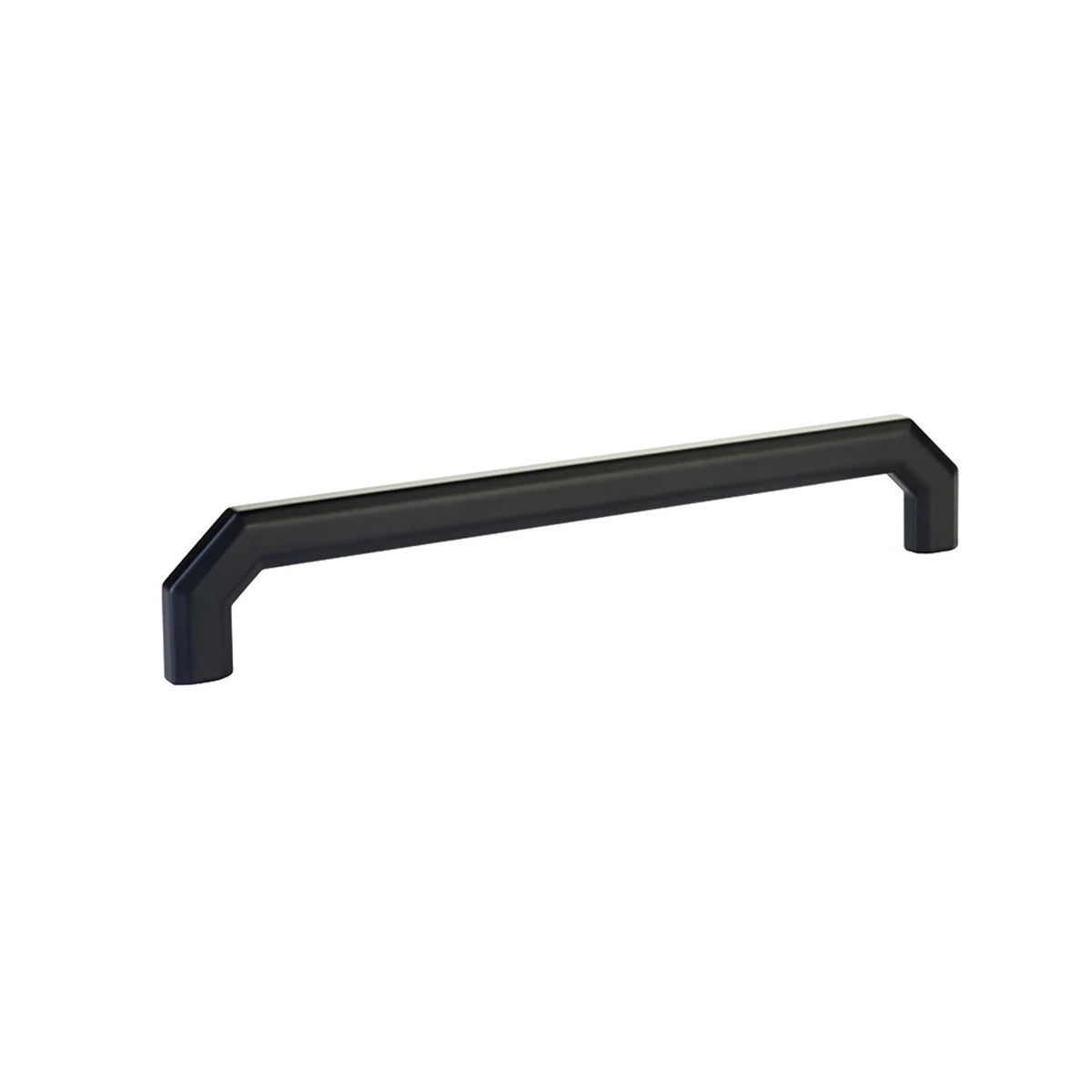 Emtek Riviera Cabinet Pull 8″ center to center in Flat Black – 86618US19