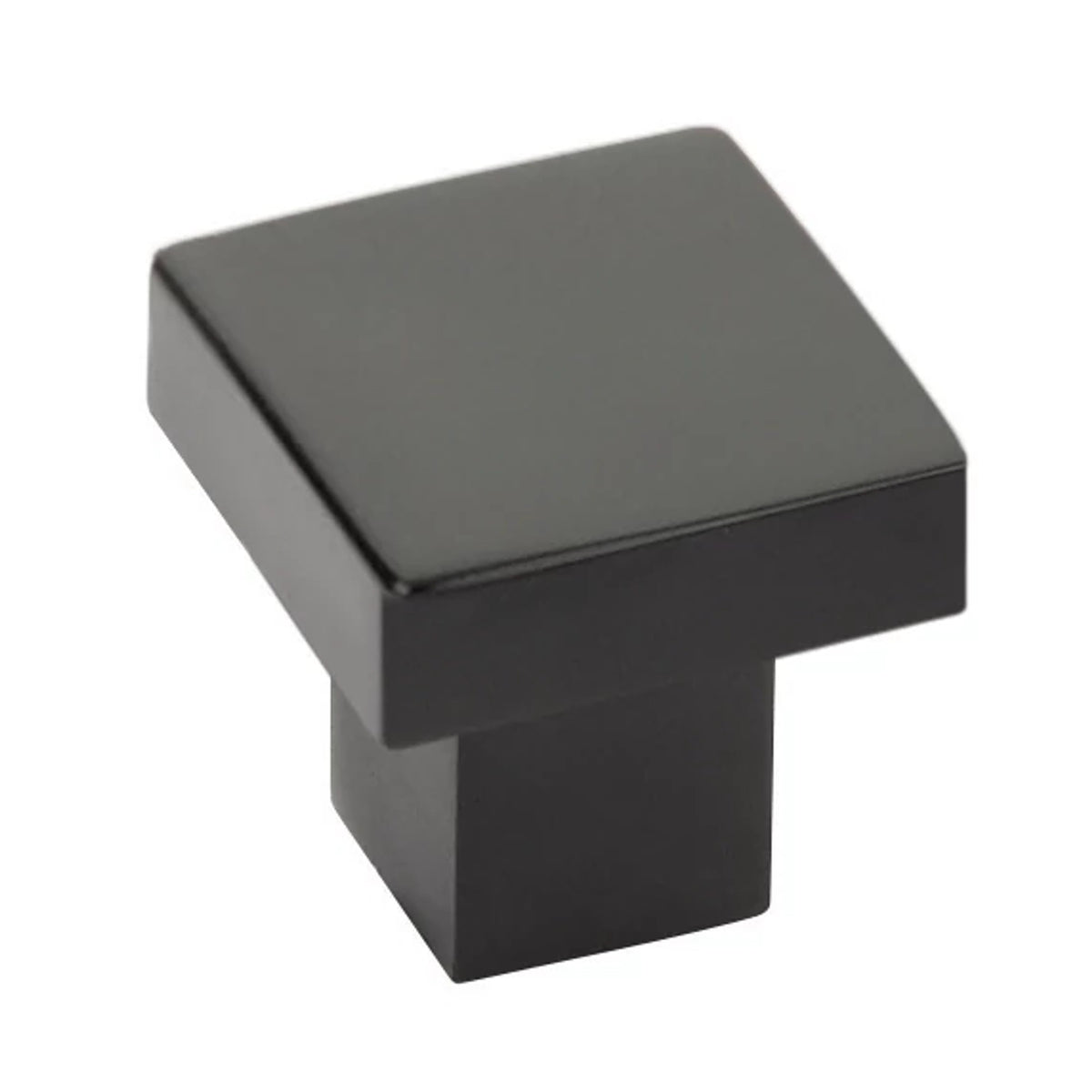 Emtek Hunter 1-1/4-inch cabinet knob in Flat Black