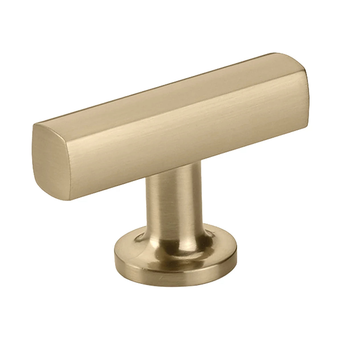 Emtek Freestone T-Knob 86727 in Satin Brass