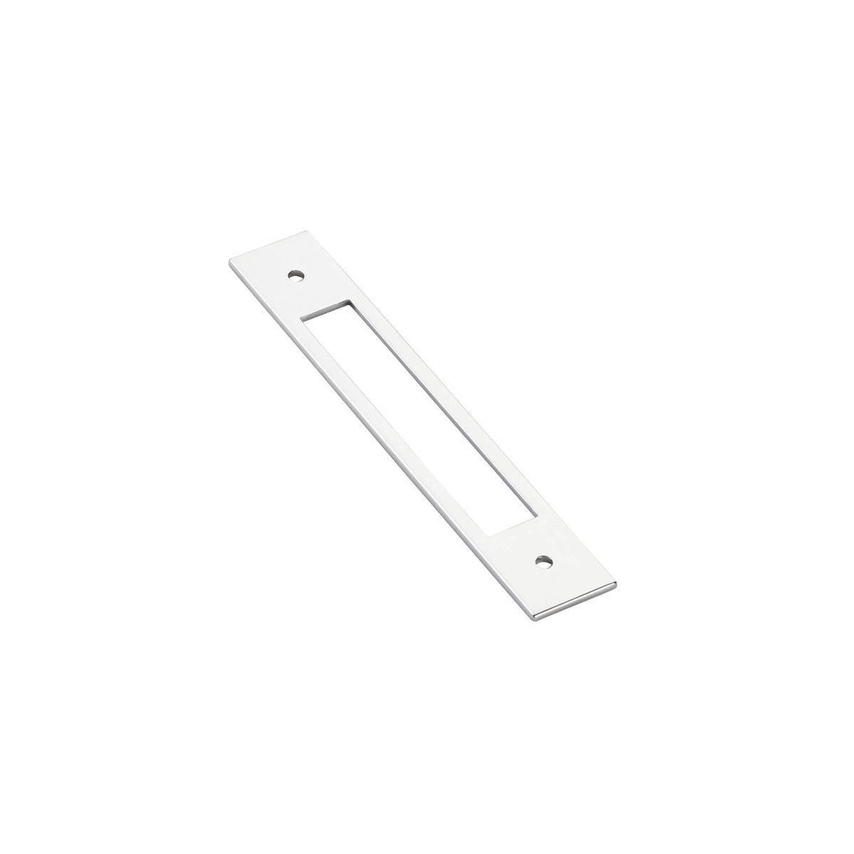 Emtek 86923 modern cabinet pull backplate, 5 inch center-to-center, Polished Chrome