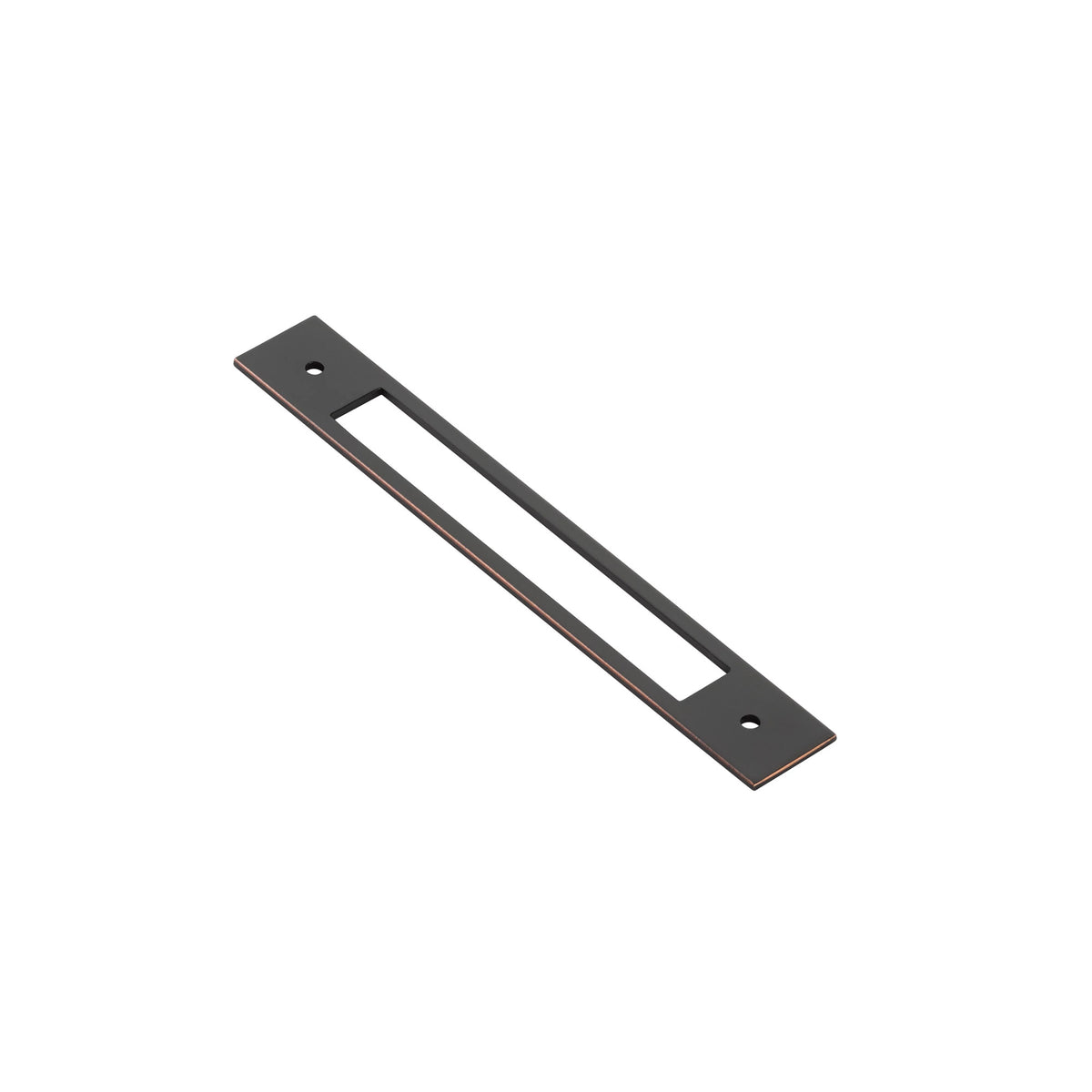 Emtek 86924 modern cabinet pull backplate, 6 inch center-to-center, Oil Rubbed Bronze