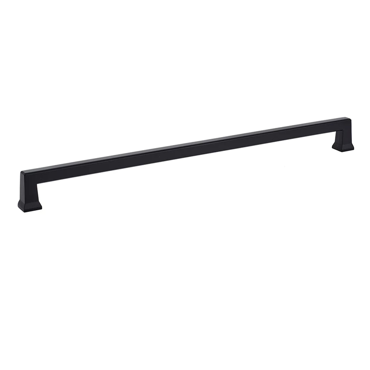 Emtek Alexander 12 in. cabinet pull – Flat Black – 86479US19
