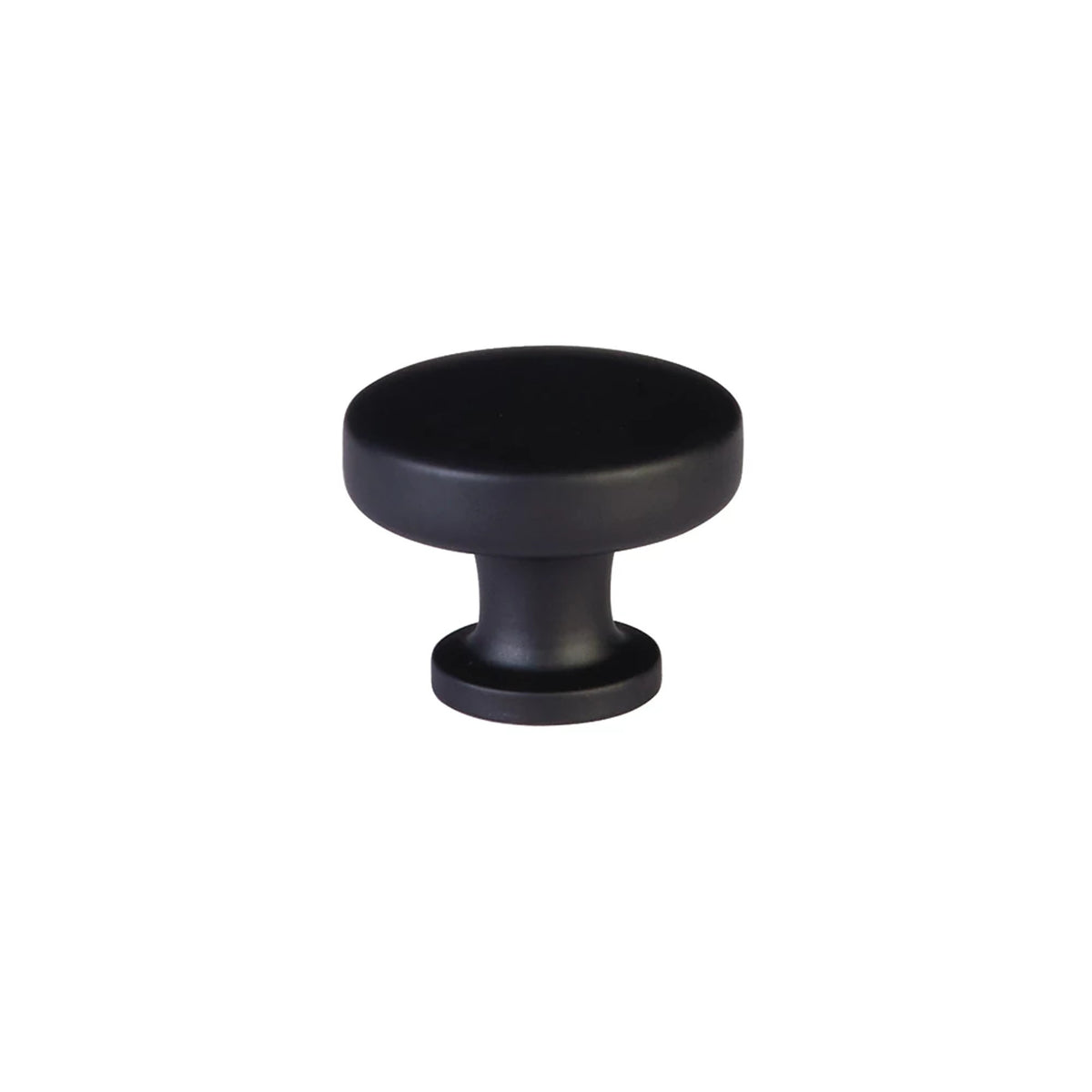 Emtek Paxton cabinet knob in Flat Black finish