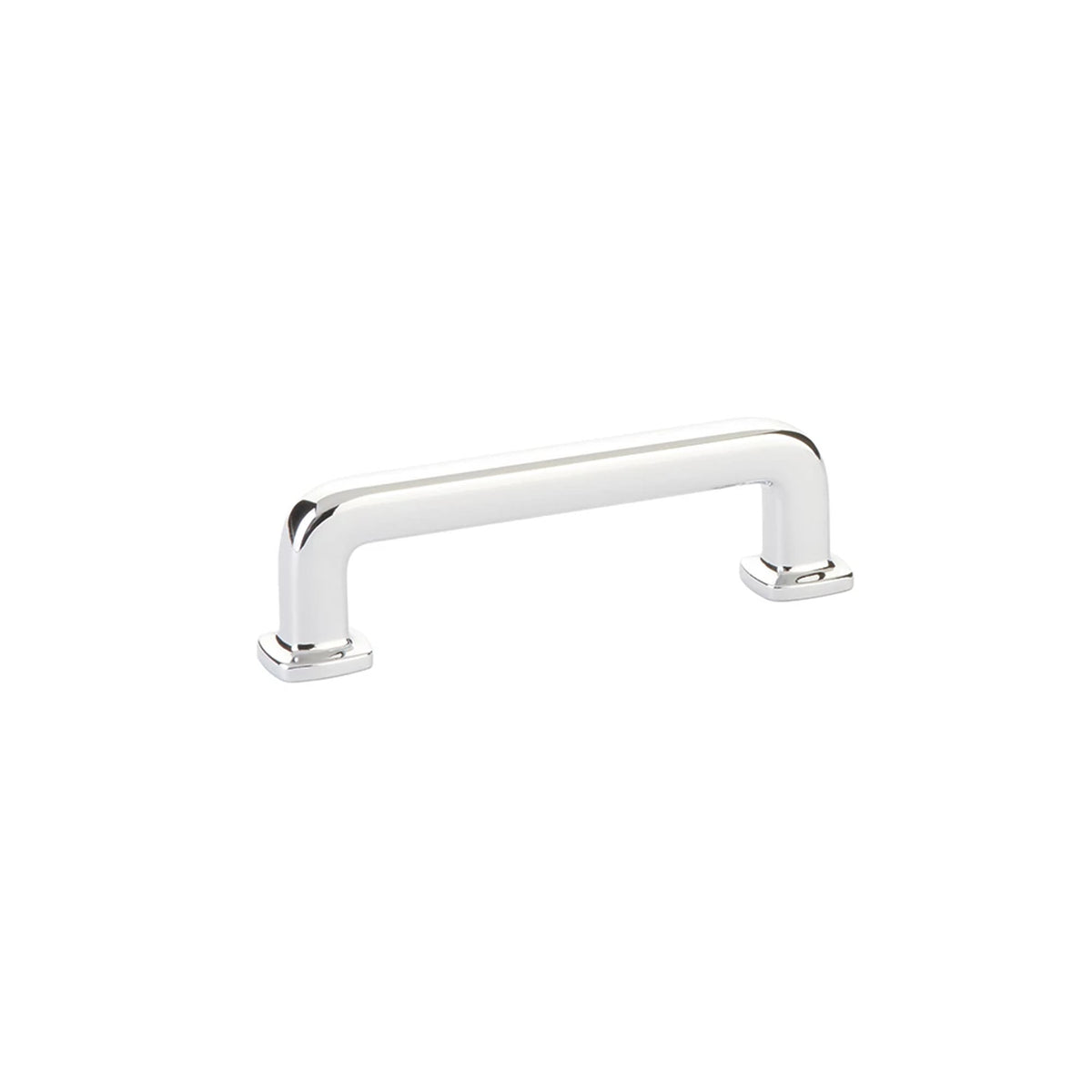 Emtek Westridge 3 1/2 in. center-to-center cabinet pull in Polished Chrome (86633US26)