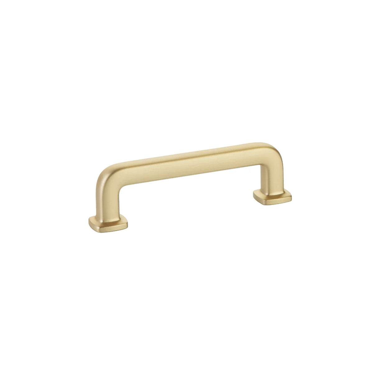 Emtek Westridge 3 1/2 in. center-to-center cabinet pull in Satin Brass (86633US4)