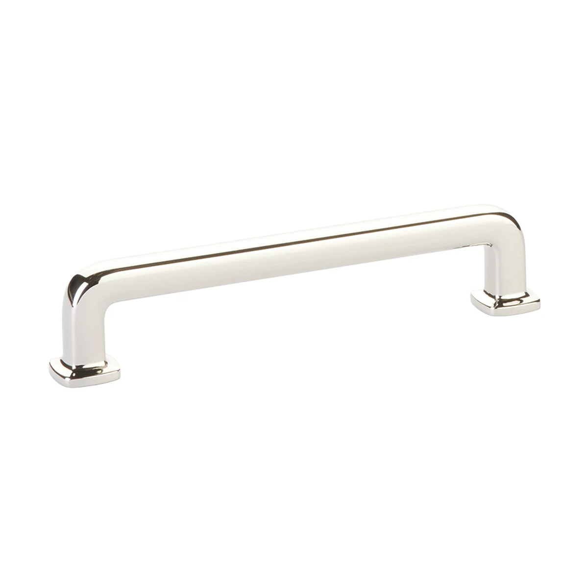 Emtek Westridge 5 in. center-to-center cabinet pull in Polished Nickel (86635US14)