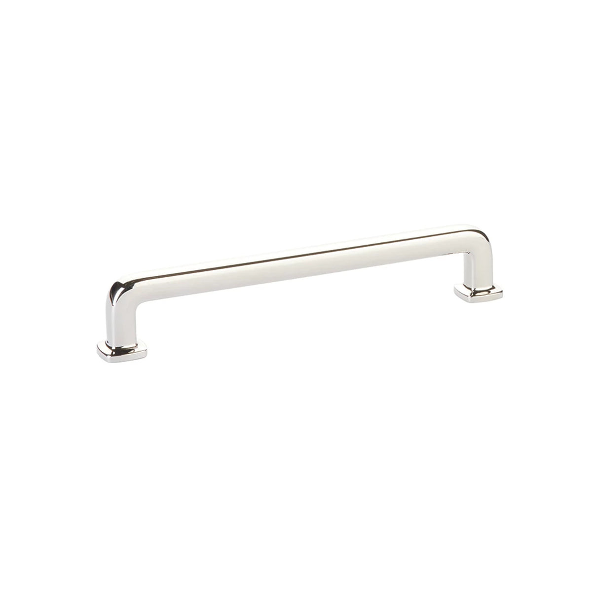 Emtek Westridge 6 in. center-to-center cabinet pull in Polished Nickel (86636US14)