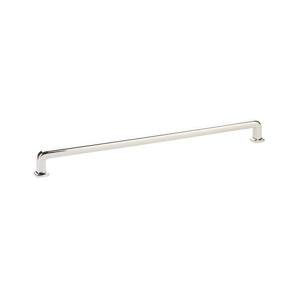 Emtek Westridge 12 in. center-to-center cabinet pull in Polished Nickel (86639US14)