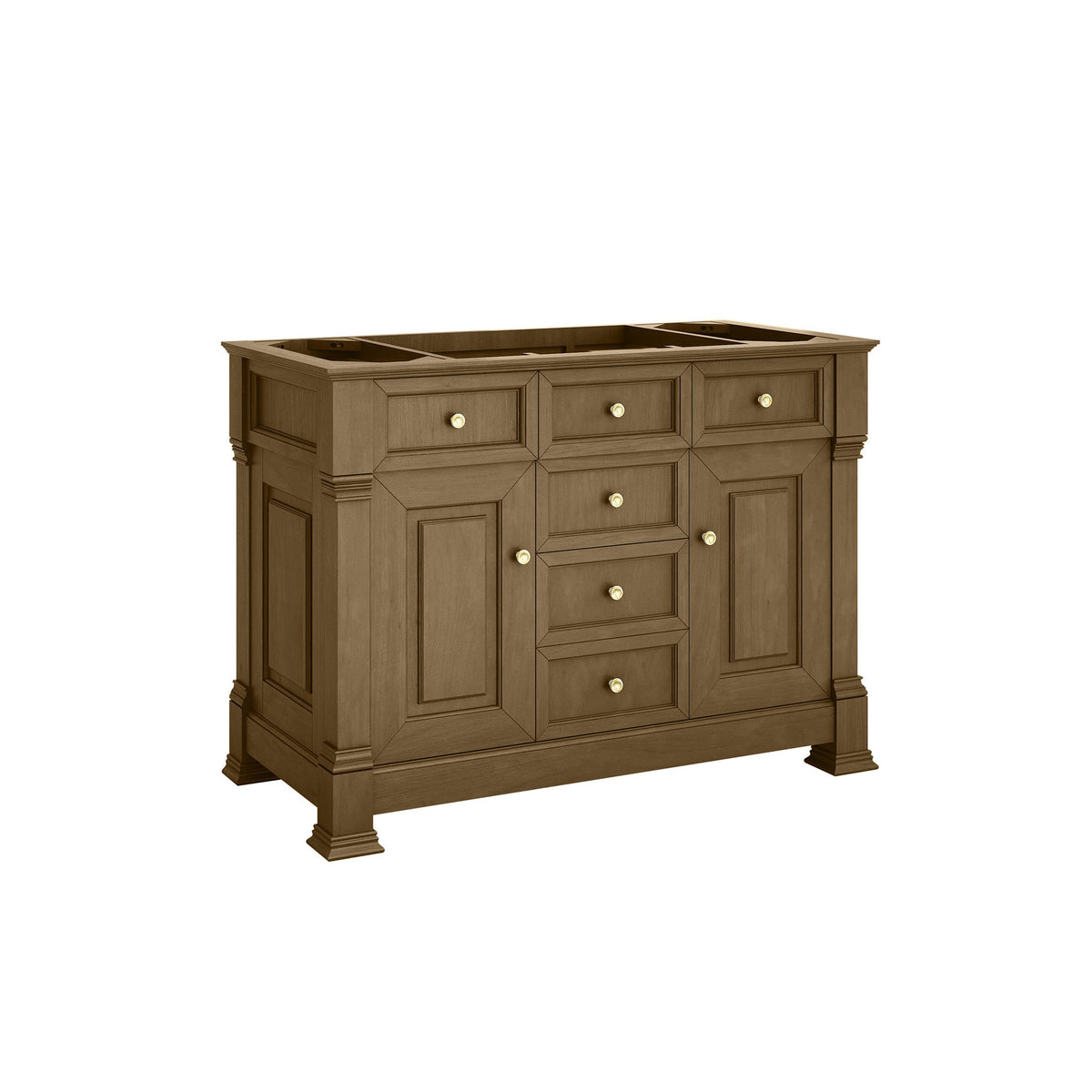 James Martin Vanities Brookfield 48" Single Vanity – Honey Oak – 547-V48-HNO