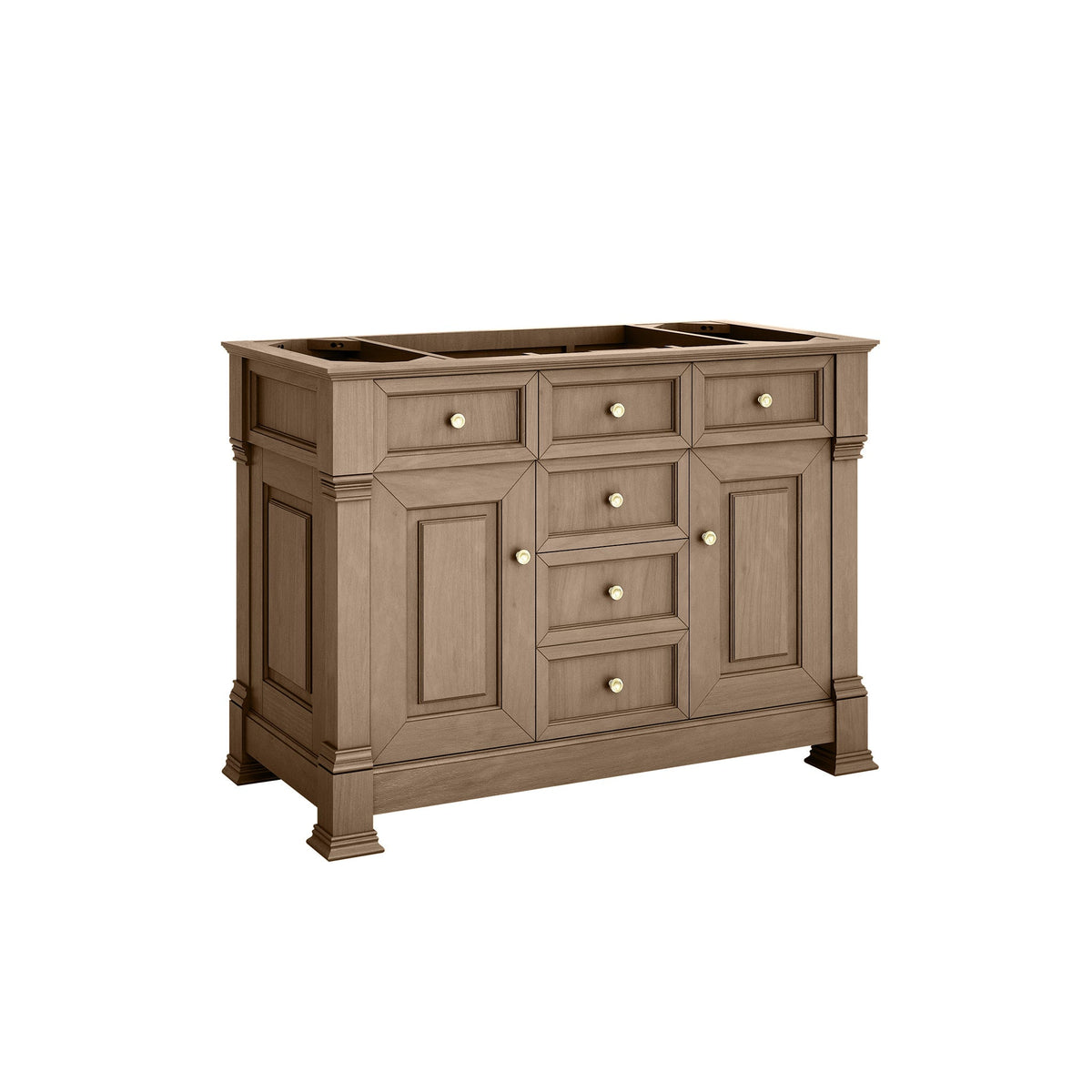 James Martin Vanities Brookfield 48" Single Vanity – Pecan – 547-V48-PCN