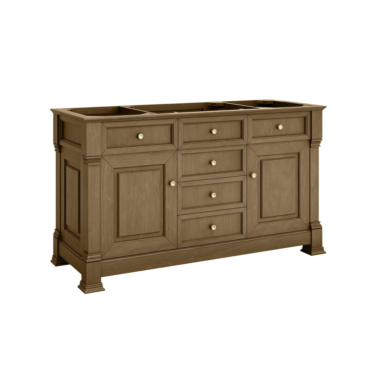 James Martin Vanities Brookfield 60" Single Vanity – Honey Oak – 547-V60S-HNO