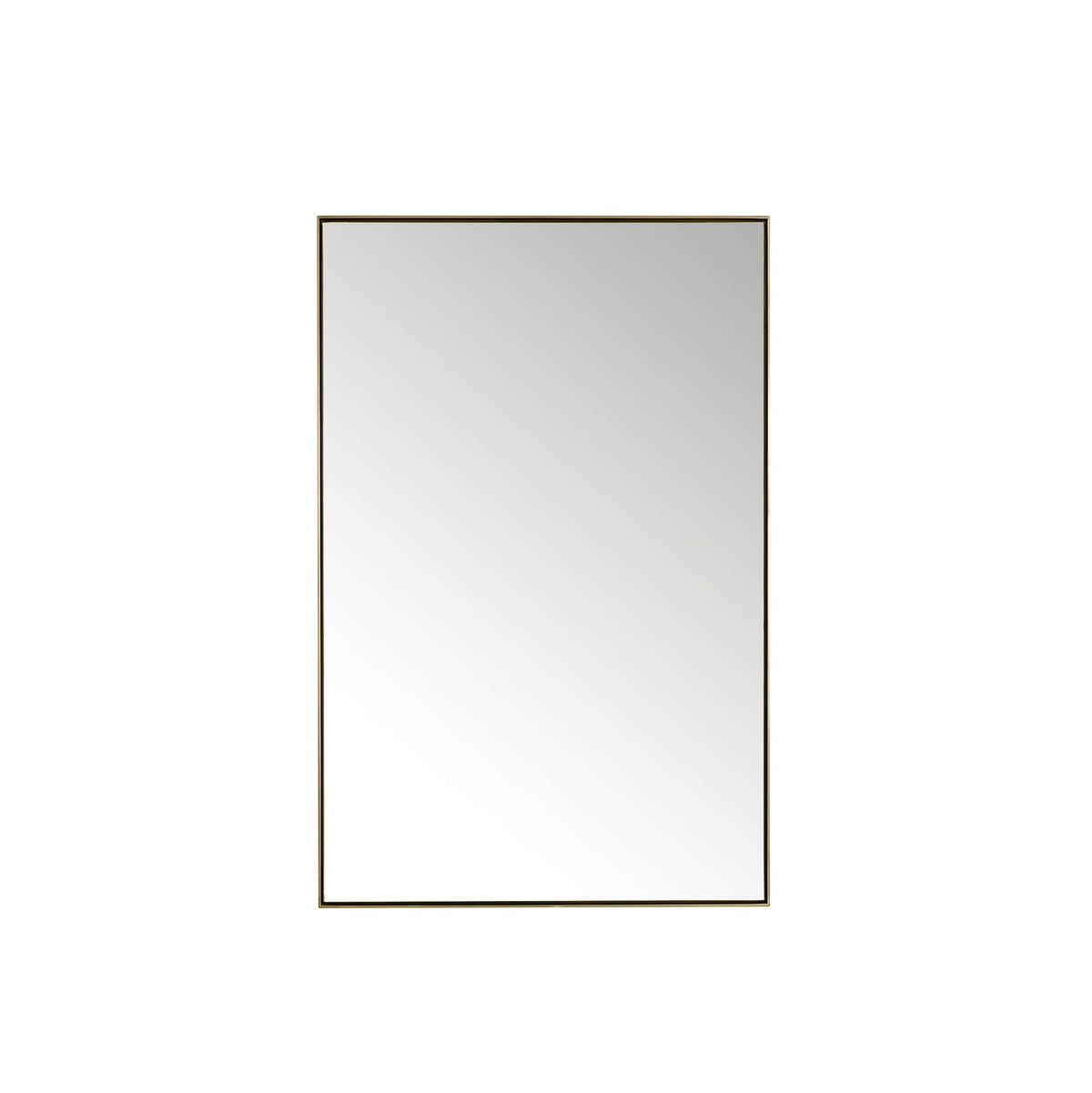 James Martin Vanities Rohe 26" Rectangular Mirror – Champagne Brass – 715-M26-CB