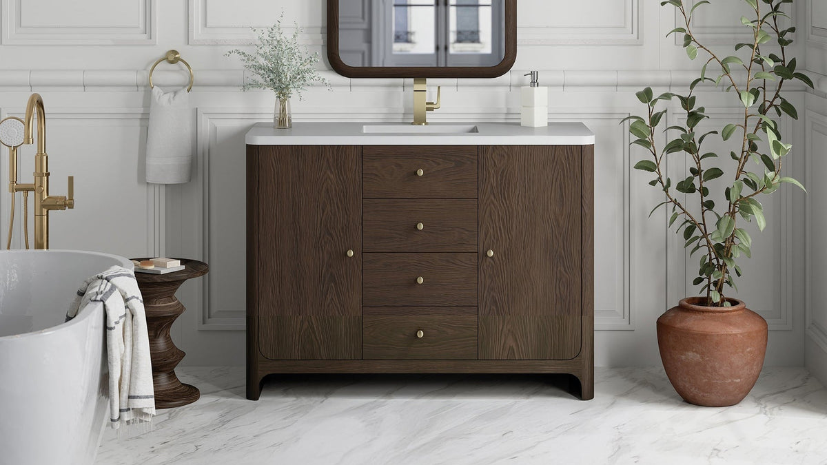James Martin Vanities Gracyn 48-inch Single Vanity Cabinet - Sable
