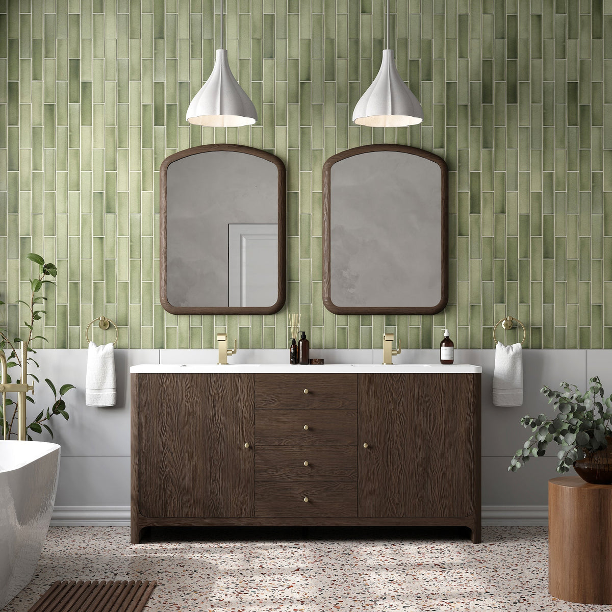 James Martin Vanities Gracyn 72-inch Double Vanity Cabinet - Sable