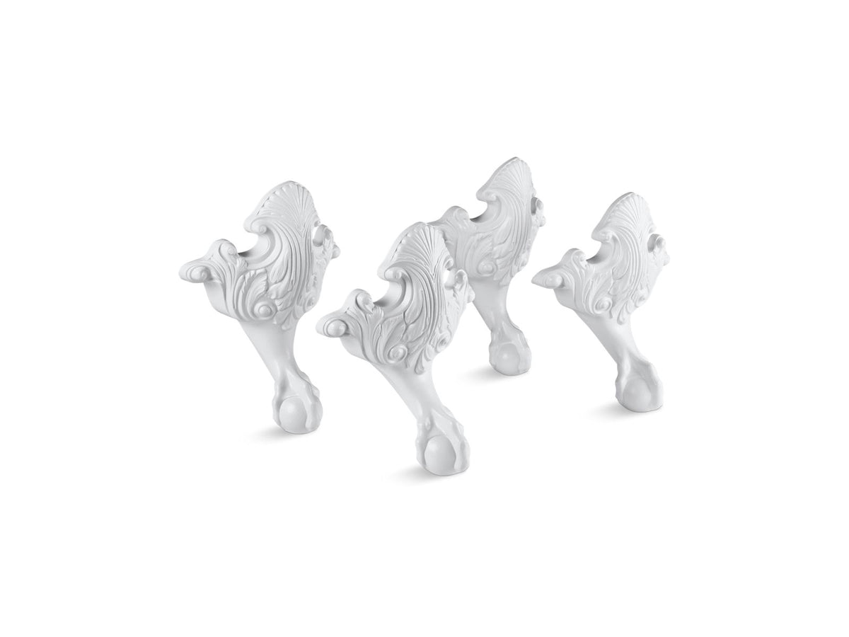 Kohler Iron Works® Historic™ Ball-and-claw feet – White – K-1103-0