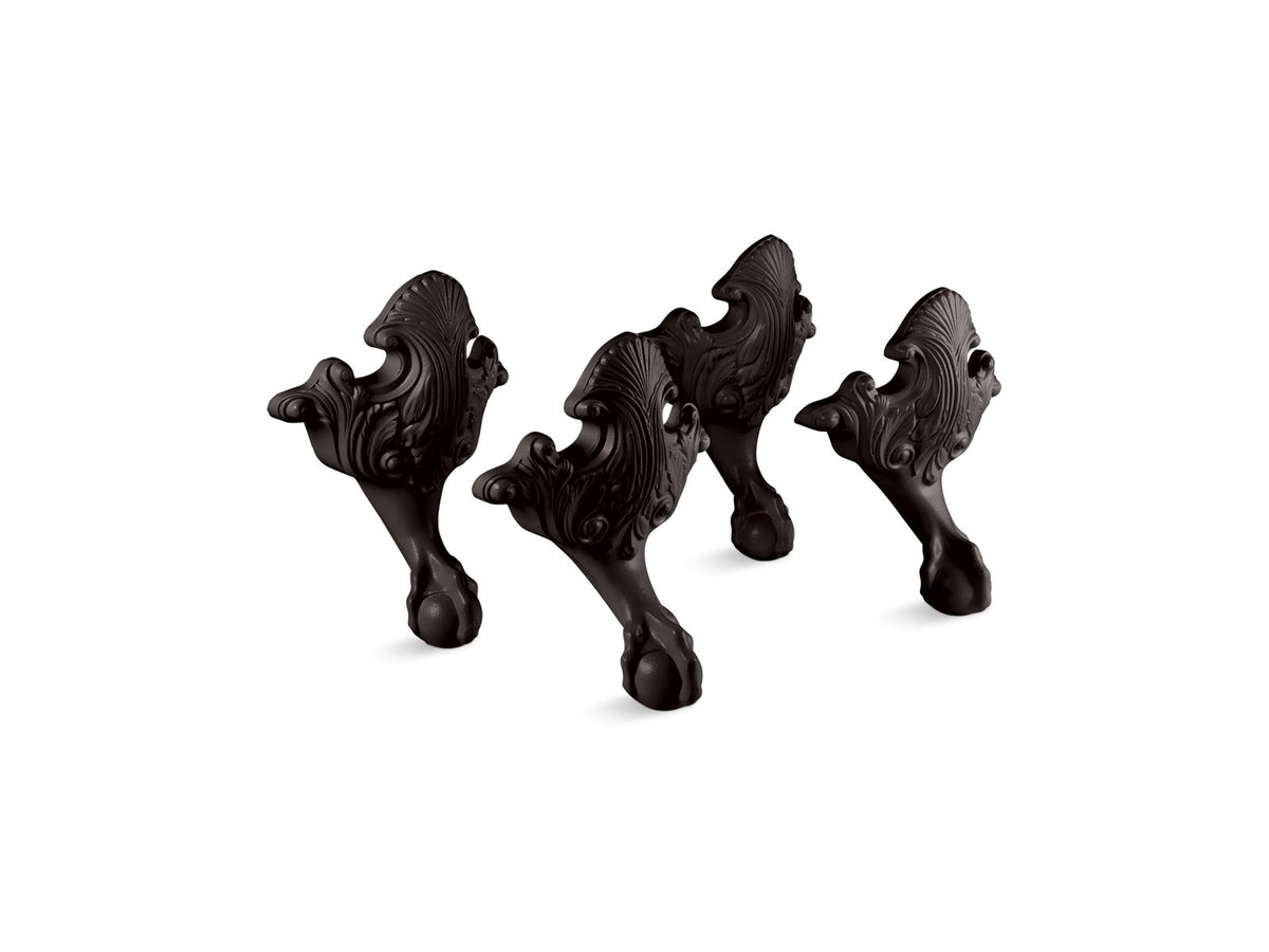 Kohler Iron Works® Historic™ Ball-and-claw feet – Iron Black – K-1103-P5