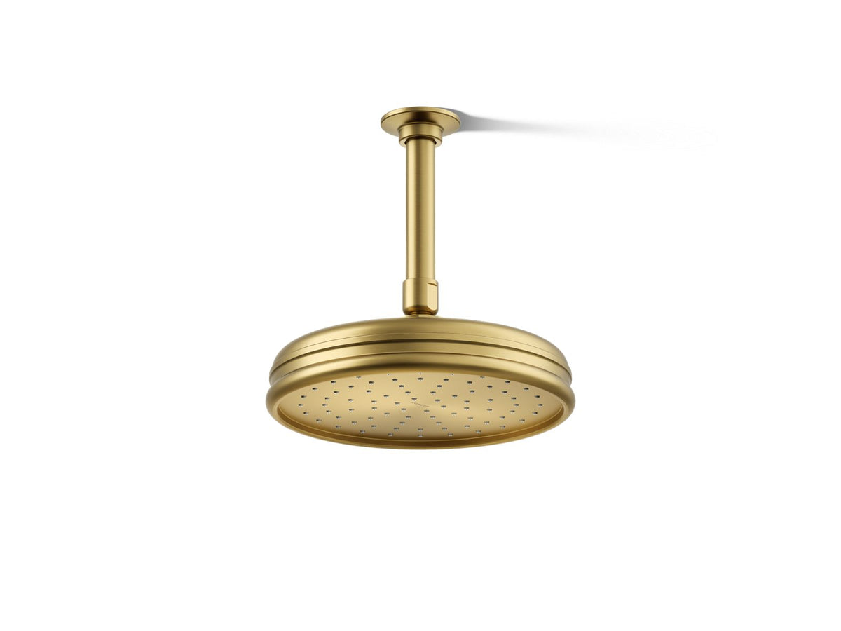 Kohler 8-Inch Rainhead, 1.75 GPM | K-13692-G – Vibrant Brushed Moderne Brass