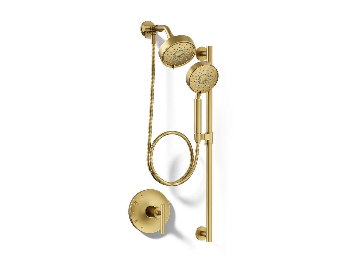 Kohler K-22181-2MB — Vibrant Brushed Moderne Brass