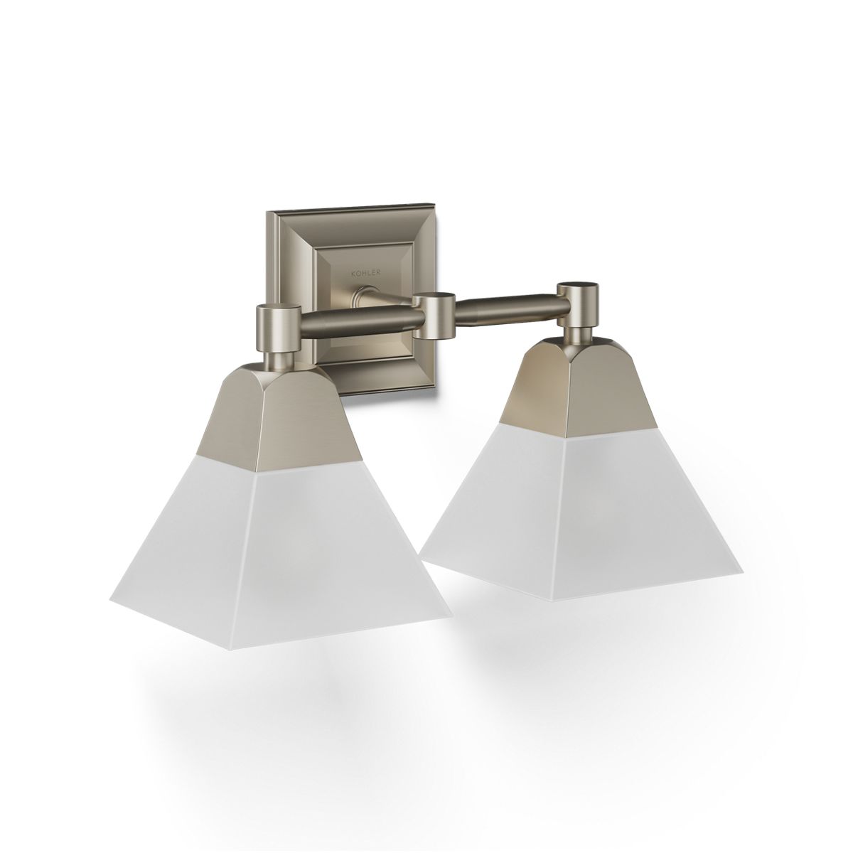 Kohler Memoirs® Two-light sconce — Brushed Nickel