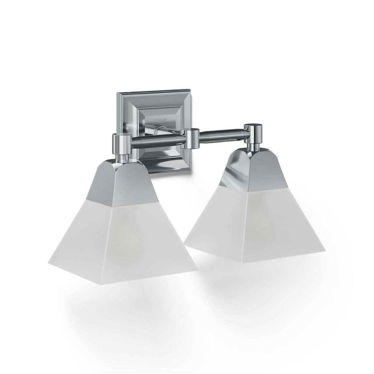 Kohler Memoirs® Two-light sconce — Polished Chrome