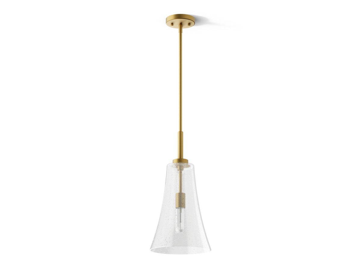 Kohler Simplice™ 10" pendant — Brushed Moderne Brass