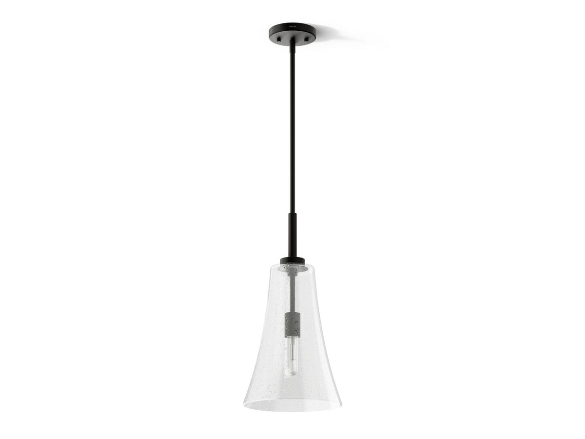 Kohler Simplice™ 10" pendant — Matte Black