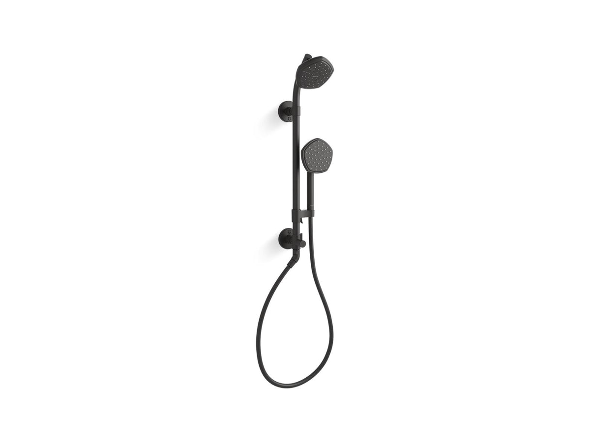 Kohler Occasion HydroRail-S Shower Column Kit, 1.75 GPM | K-27119-G – Matte Black