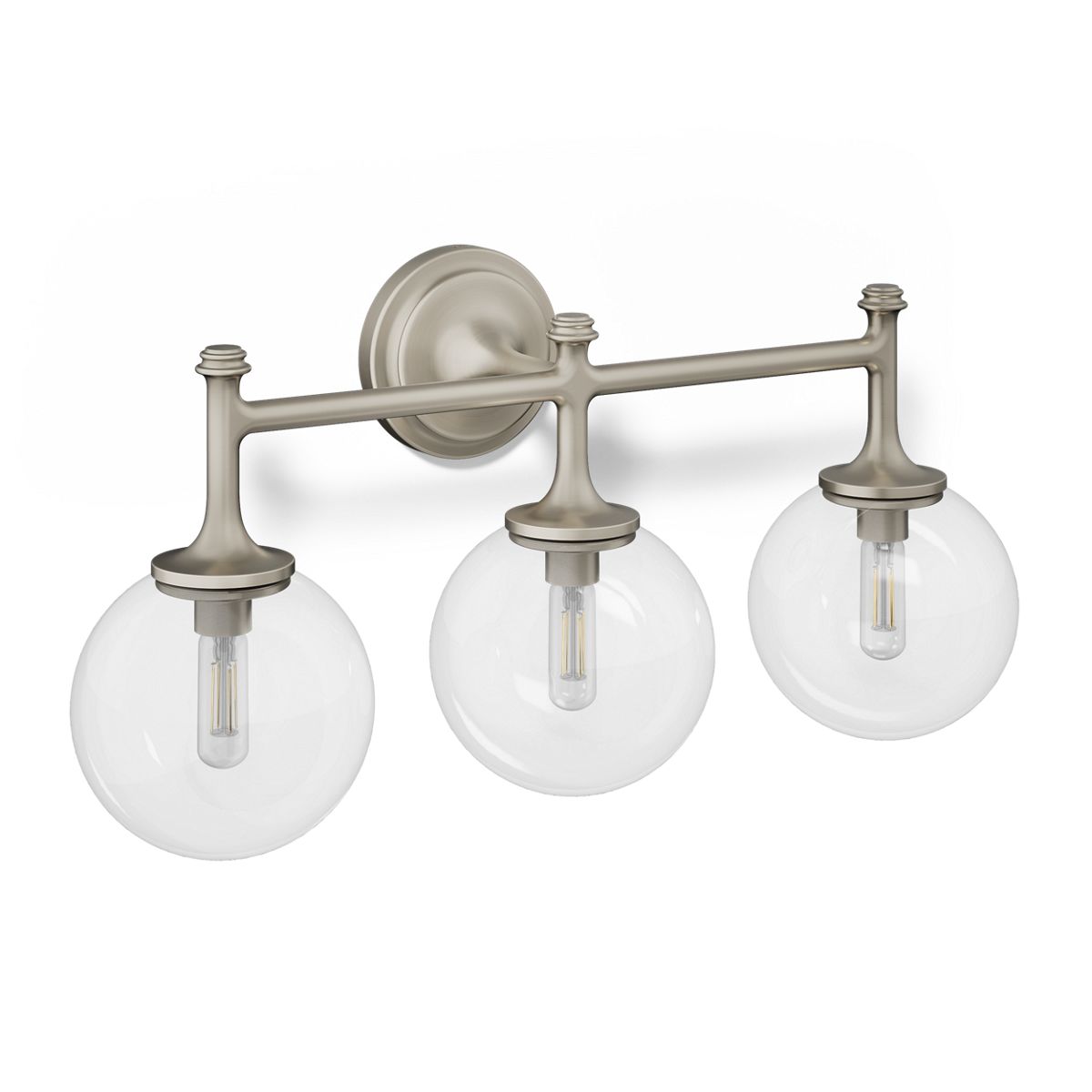 Kohler Bellera™ Three-light sconce — Brushed Nickel
