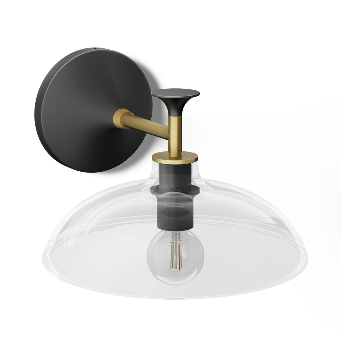 Kohler K-31768-SC01 Black with Brass Trim