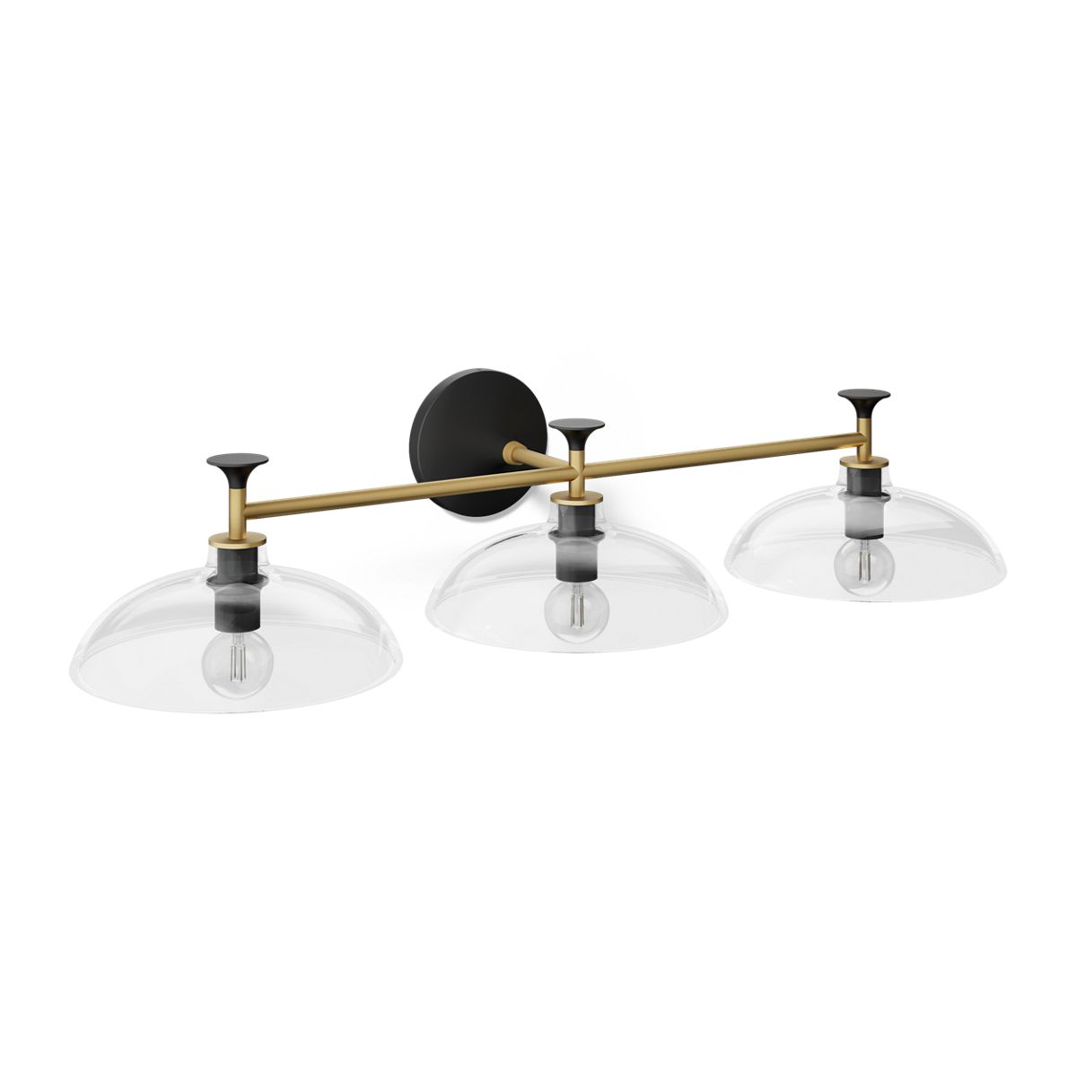 Kohler K-31770-SC03-BML — Black with Brass Trim