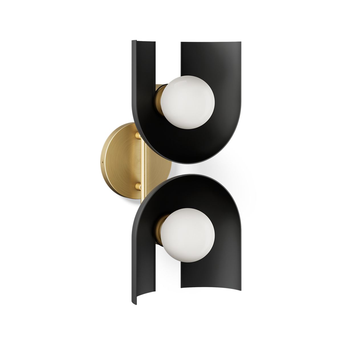 Kohler K-31783-SC02-BML — Black with Brass Trim