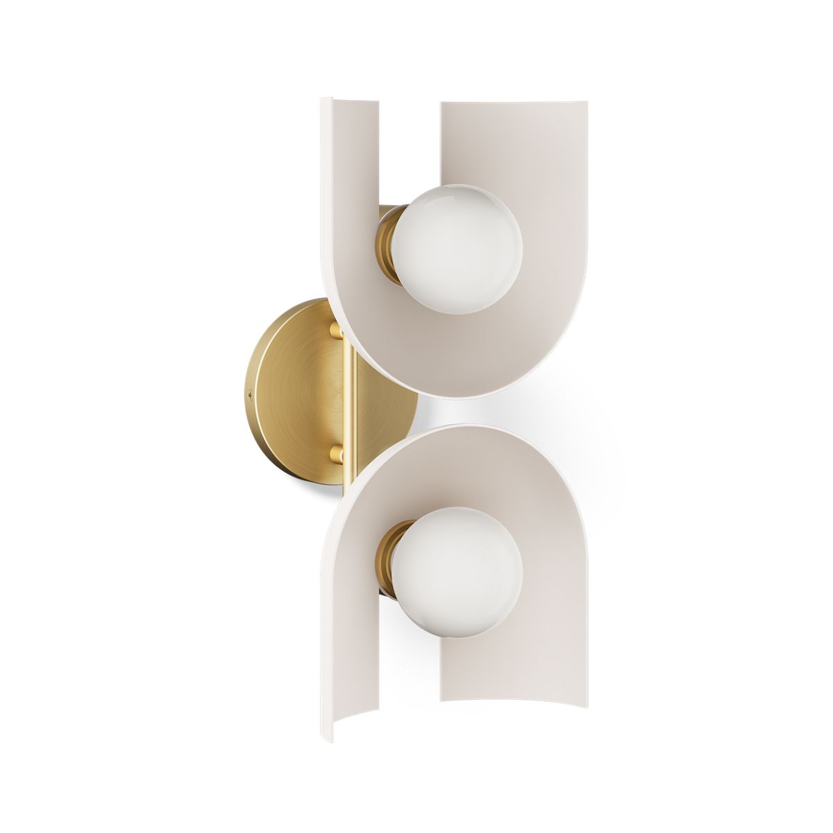 Kohler K-31783-SC02-SLG — Biscuit Satin with Brushed Moderne Brass