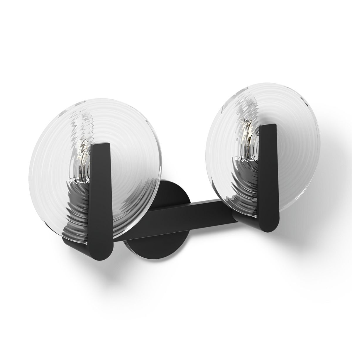 Kohler hint-two-light-sconce-38397-sc02s — Matte Black — 38397-SC02S-BLL